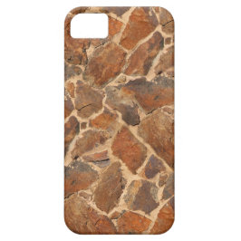 Geologie-Stonewall-Muster-warmes Goldenes Case-Mate iPhone Hülle