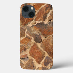 Geologie-Stonewall-Muster-warmes Goldenes Case-Mate iPhone Hülle