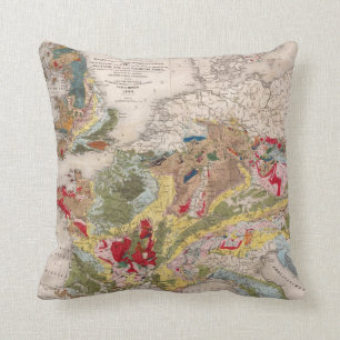 Geologie von Europa Kissen