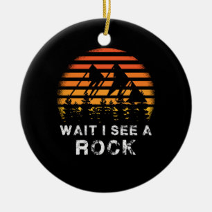 Geologie - Warten Sie, ich sehe einen Stein Keramik Ornament
