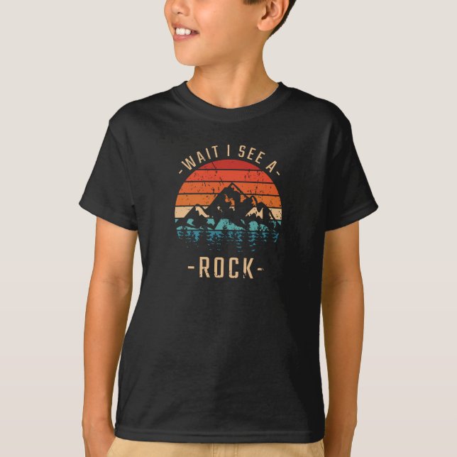 Geologie - Warten Sie, ich sehe einen Stein T-Shirt (Vorderseite)