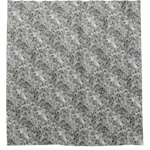 Geologie-weiße Granit-Beschaffenheit Duschvorhang