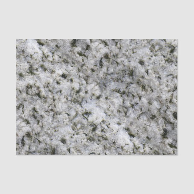 Geologie-weiße Granit-Felsenbeschaffenheit Seidenpapier (Vorderseite)