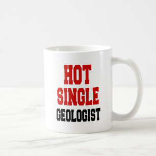 Geologin für heißen Single Kaffeetasse