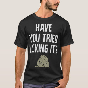 Geologin Lapi, die sich an der "Rock Science Geolo T-Shirt