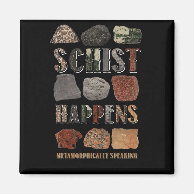Geologin Mineral Geode Rock Collector Geology Magnet (Vorne)