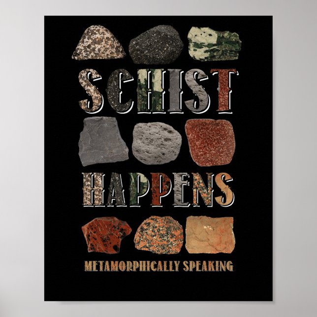 Geologin Mineral Geode Rock Collector Geology Poster (Vorne)