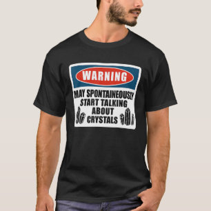 Geologin Mineral Rock Collections Fossils Warnung T-Shirt