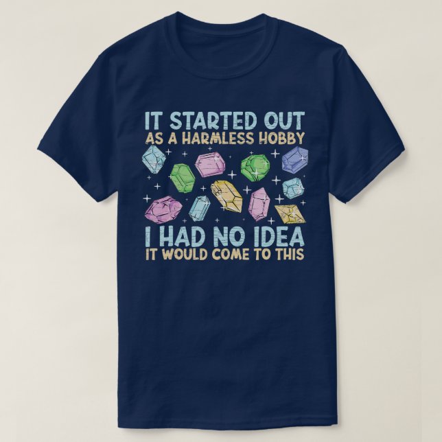 Geologin Rock Collector Geology T-Shirt (Design vorne)