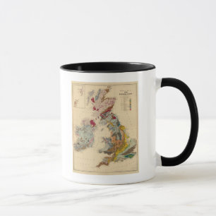 Geologische Karte, Britische Inseln Tasse