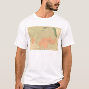 Geologische Karte der Colorado-Hochebene T-Shirt