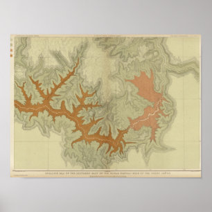 Geologische Karte der südlichen 2 Poster