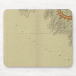 Geologische Karte des Südens Mousepad