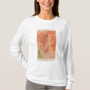 Geologische Karte des Washoe Bezirkes T-Shirt