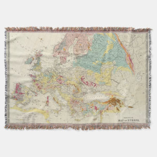 Geologische Karte Europa Decke