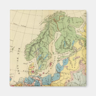 Geologische Karte Europas Magnet