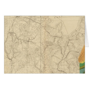Geologische Karte mit dem südlichen Western