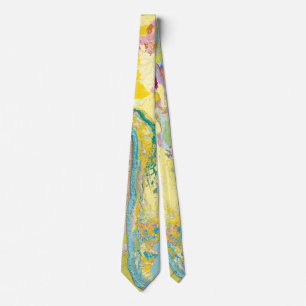 Geologische Karte Südamerikas Neck Tie Krawatte