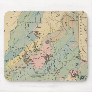 Geologische Karte von Maine Mousepad