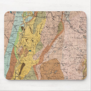 Geologische Karte von New Hampshire 2 Mousepad