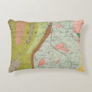 Geologische Karte von New Hampshire 3 Dekokissen