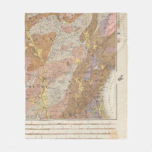 Geologische Karte von New Hampshire 4 Fleecedecke