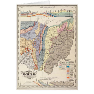 Geologische Karte von Ohio
