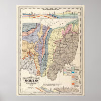 Geologische Karte von Ohio
