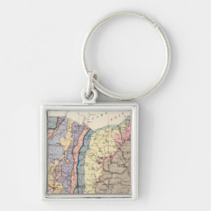 Geologische Karte von Ohio Schlüsselanhänger