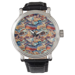 Geologische Sedimentation Textur Beobachtung Armbanduhr