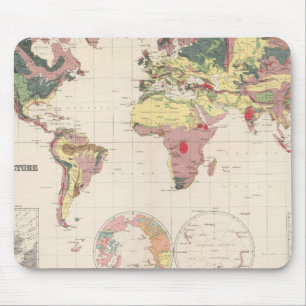 Geologische Struktur des Globus Mousepad
