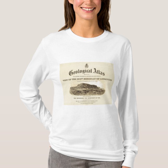 Geologisches Atlas-Titelblatt T-Shirt (Vorderseite)