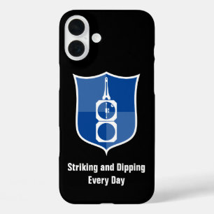 Geologistans Transit Compass Shield Wappen iPhone 16 Plus Hülle