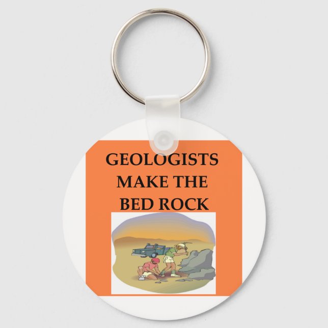 GEOLOGY Geologist-Geschenke Schlüsselanhänger (Vorderseite)