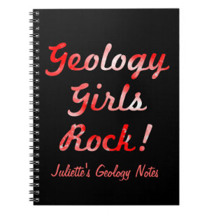 Geology Girls Rock! Notizbuch Notizblock