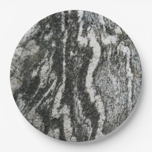 Geology Gray Rock Decorative Feline Pattern Melami Pappteller