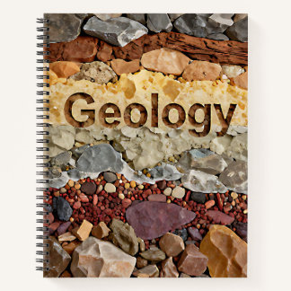 Geology Layered Rocks Earth Science Personalized Notizbuch