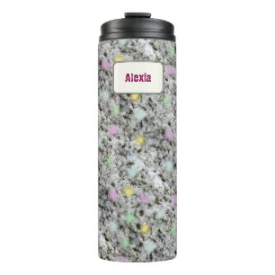 Geology Pastel Rock Texture Individuelle Name Thermosbecher