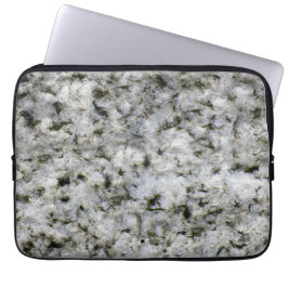 Geology Rock Texture White Granite individuelle Na Laptopschutzhülle
