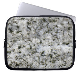 Geology Rock Texture White Granite individuelle Na Laptopschutzhülle