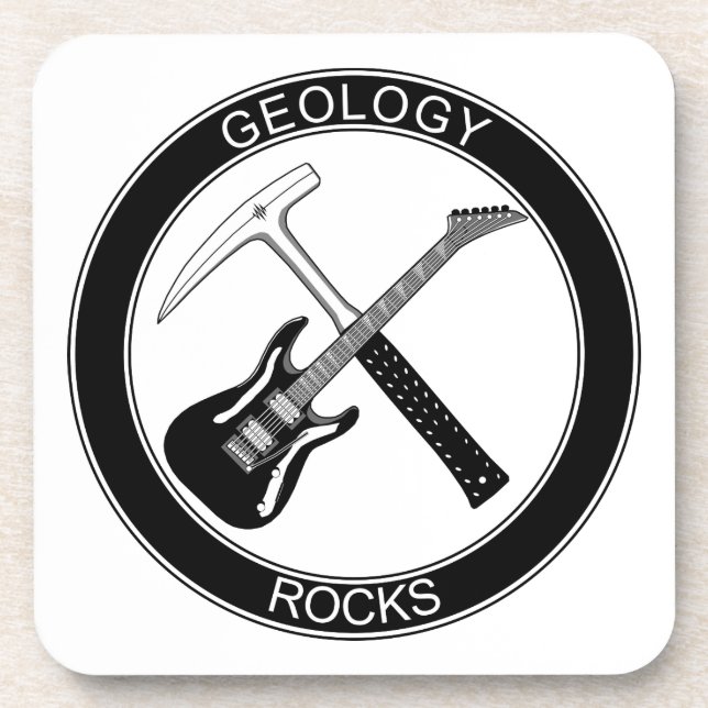 Geology Rocks Hard Plastic Untersetzer (Vorderseite)