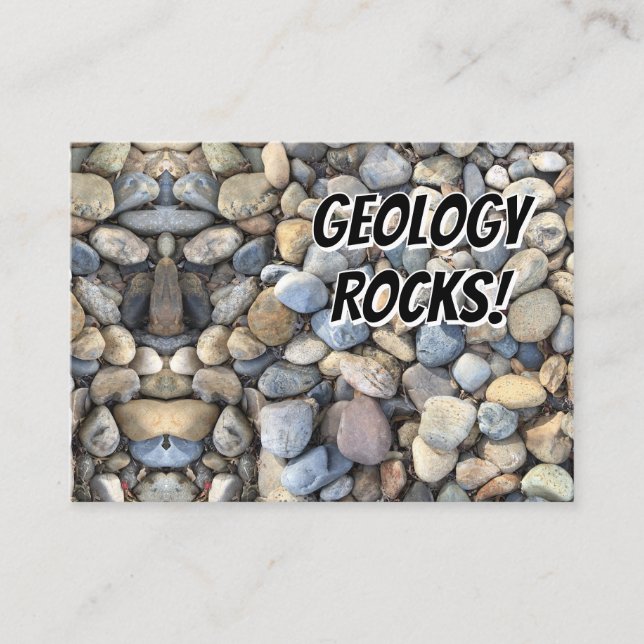 GEOLOGY ROCKS! VISITENKARTE (Vorderseite)