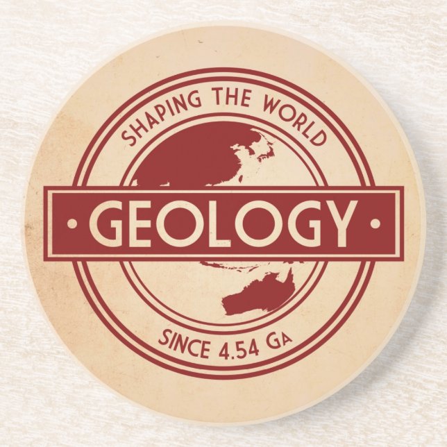 Geology- Shaping the World Logo (Asia/Australia) Untersetzer (Vorne)