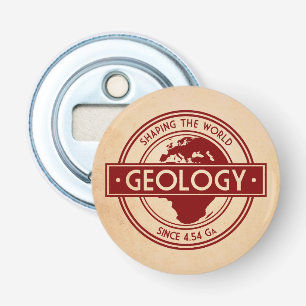 Geology- Shaping the World Logo (Europa) Flaschenöffner