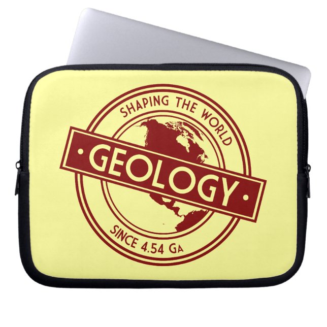 Geology- Shaping the World Logo (North America) Laptopschutzhülle (Vorderseite)