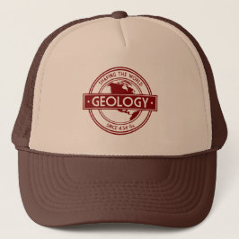 Geology- Shaping the World Logo (North America) Truckerkappe