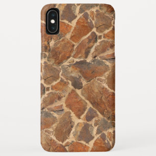 Geology Stonewall Muster Warm Golden iPhone XS Max Hülle