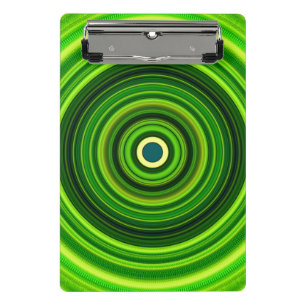 Geomagnetic Green Mandala-25436 Mini Klemmbrett
