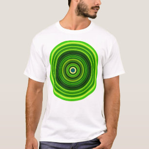 Geomagnetischer Grüner Kreis Mandala-64555 T-Shirt