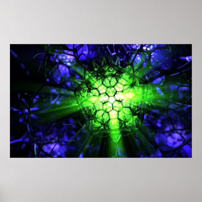 Geomancy (grün) poster (Vorne)